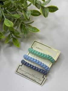 Three Pack Spiral Hair Coils Assorted