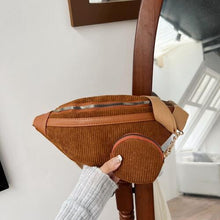 Load image into Gallery viewer, Small Corduroy Sling Bag
