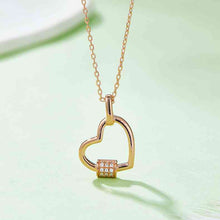 Load image into Gallery viewer, Moissanite 925 Sterling Silver Heart Shape Necklace
