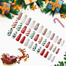 Load image into Gallery viewer, 72-Piece Christmas Theme ABS Press-On Nails
