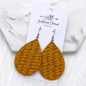 Autumn Rain Mini Collection Earrings - Mustard