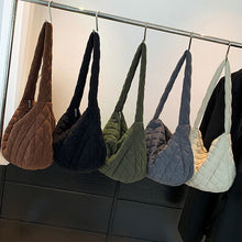 Load image into Gallery viewer, Corduroy Medium Shoulder Bag
