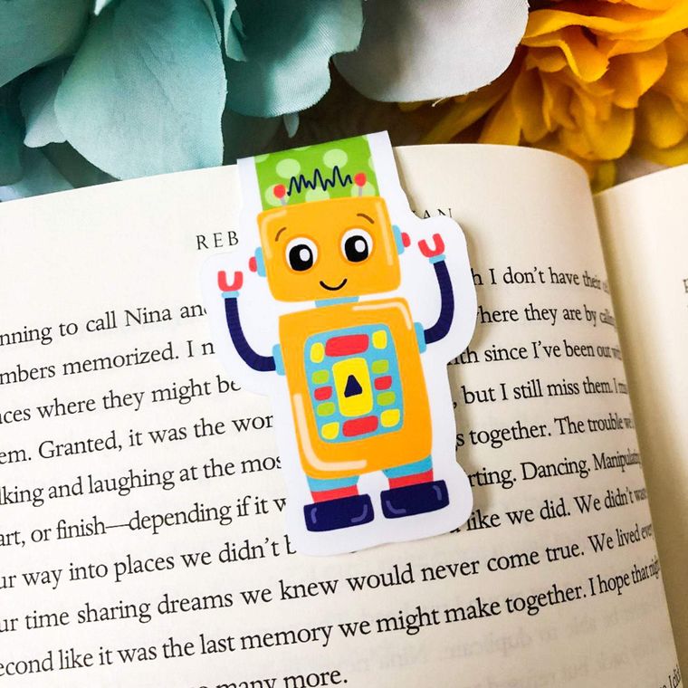 Robot Magnetic Bookmark