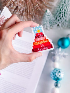 All I Want for Christmas is Books Magnetic Bookmark