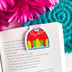 Christmas Sweater Magnetic Bookmark