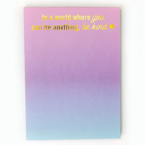 Be Kind Notepad with Magnet