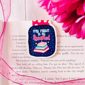 My Night is all Booked Magnetic Bookmark