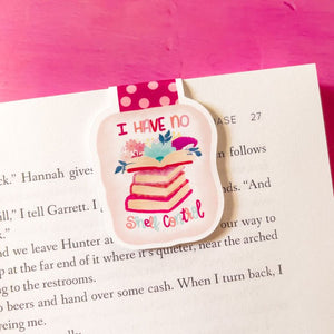 I Have No Shelf Control Magnetic Bookmark