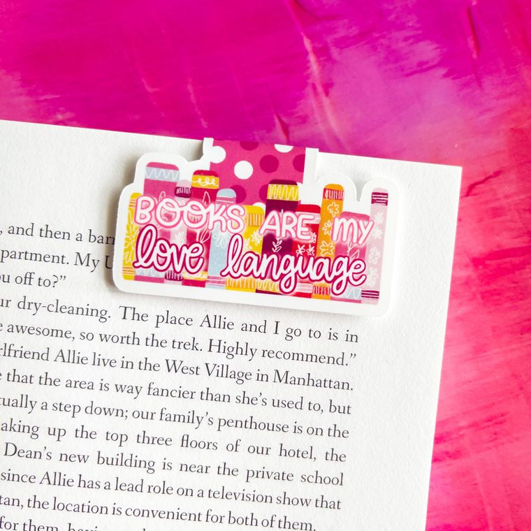 Books are my Love Language Magnetic Bookmark