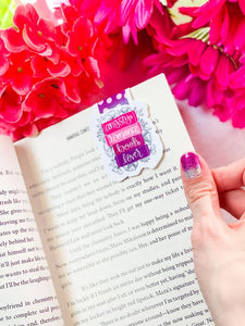 Angsty Romance Book Lover Magnetic Bookmark