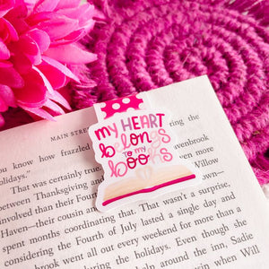 My Heart Belongs to my Books Magnetic Bookmark