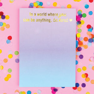 Be Kind Notepad with Magnet