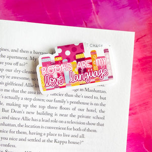 Books are my Love Language Magnetic Bookmark