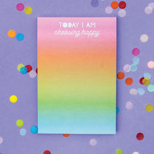 Load image into Gallery viewer, Choose Happy 4x6 Notepad
