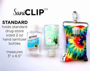 Leopard SaniClip Hand Sanitizer Holder
